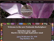 Tablet Screenshot of gigharborfarmersmarket.com